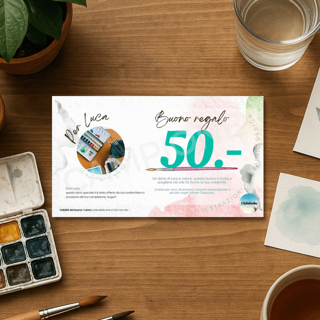 Buono Regalo 50.- Cieloisole